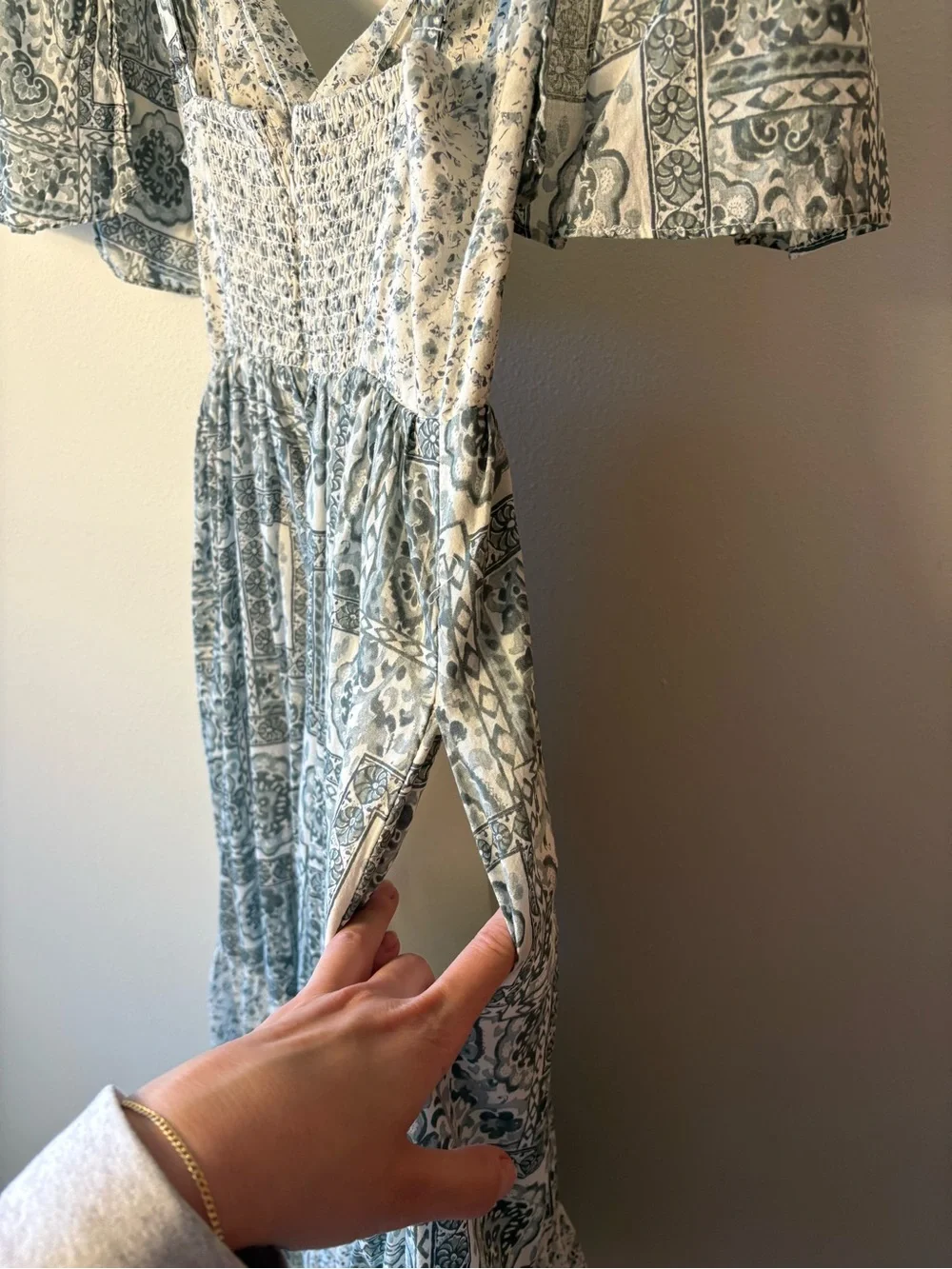 Abercrombie & Fitch Twist-Front Tiered Maxi Dress in the 